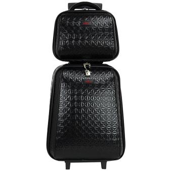 POLO กระเป๋าเดินทาง ล้อลาก เซ็ทคู่ 20 นิ้ว/14 นิ้ว รุ่น DIAMOND DB001 (Black)