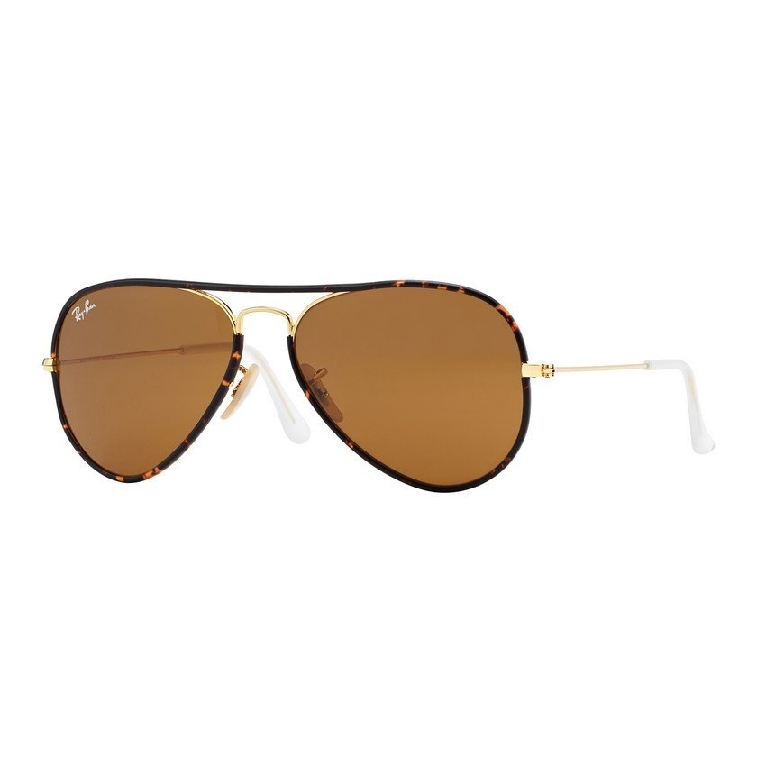 Ray-Ban แว่นกันแดด รุ่น Aviator Full Color RB3025JM - Arista (1) Size 58 Brown