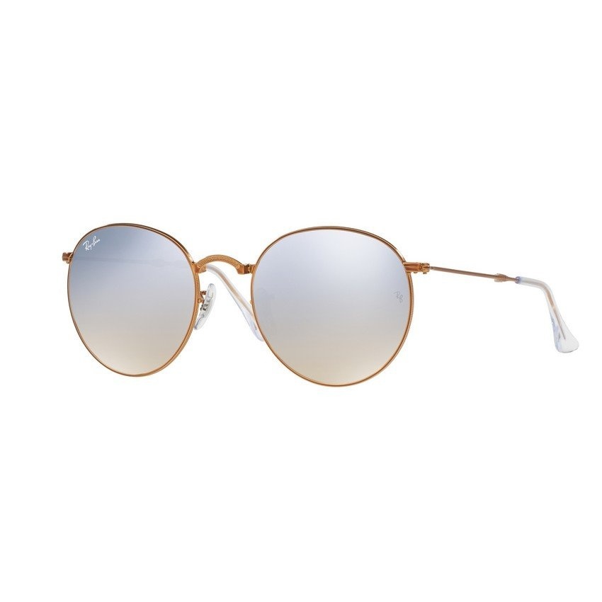 Ray-Ban แว่นกันแดด รุ่น - RB3532 - Shiny Bronze (198/9U) Size 53 Grey Flash Gradient