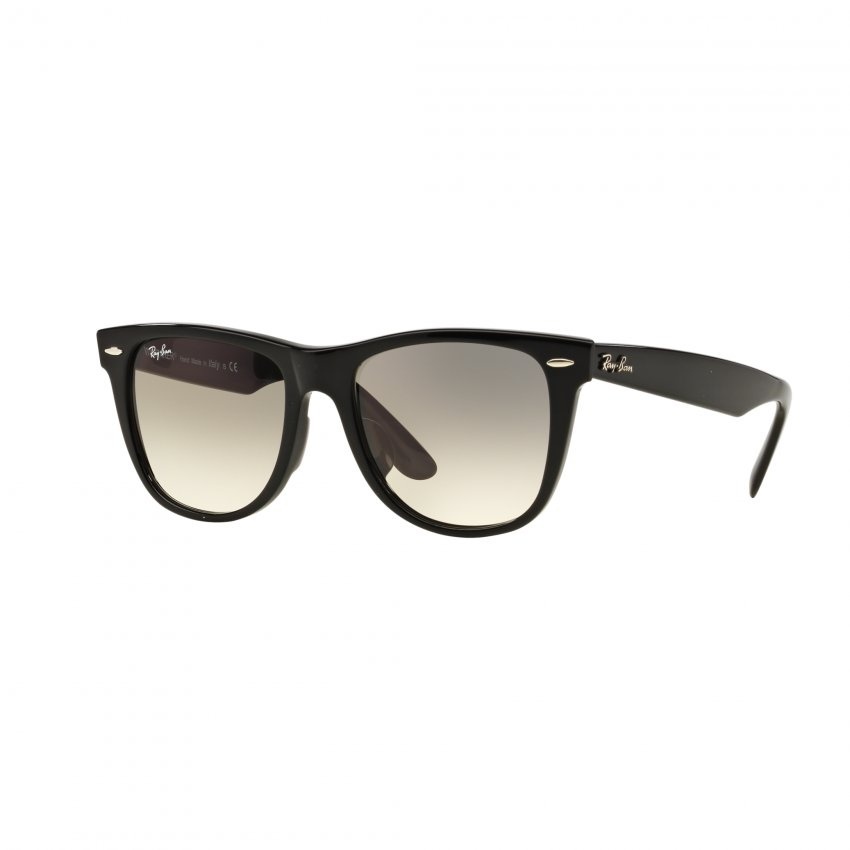 Ray-Ban แว่นกันแดด รุ่น Wayfarer RB2140F - Black (901/32) Size 52 Crystal Grey Gradient