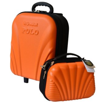 Romar Polo กระเป๋าเดินทางเซ็ทคู่ 16/12 นิ้ว FB Code 3380-6 (Orange)