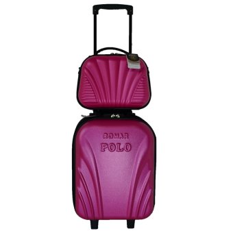 Romar Polo กระเป๋าเดินทางเซ็ทคู่ 16/12 นิ้ว FB Code 3380-8 (Pink)