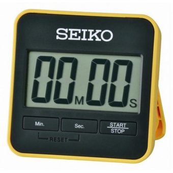 2561 SEIKO DIGITAL TIMER นาฬิกาจับเวลาถอยหลังพร้อมขาตั้ง รุ่น QHY001Y