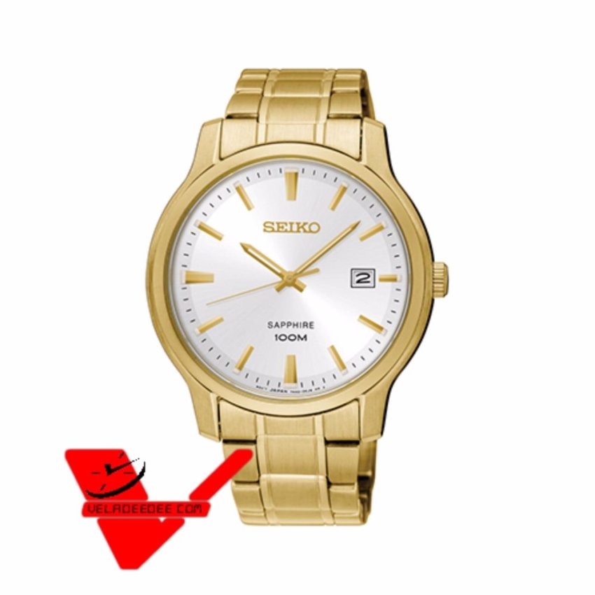 Seiko Sapphire glass นาฬิกาข้อมือชาย สายสแตนเลส รุ่น SGEH70P1