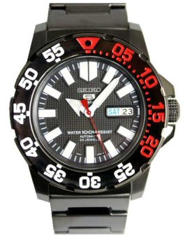 ราคา Seiko นาฬิกาผู้ชาย สายสเตนเลส รุ่น SNZF53K1 - สีดำ