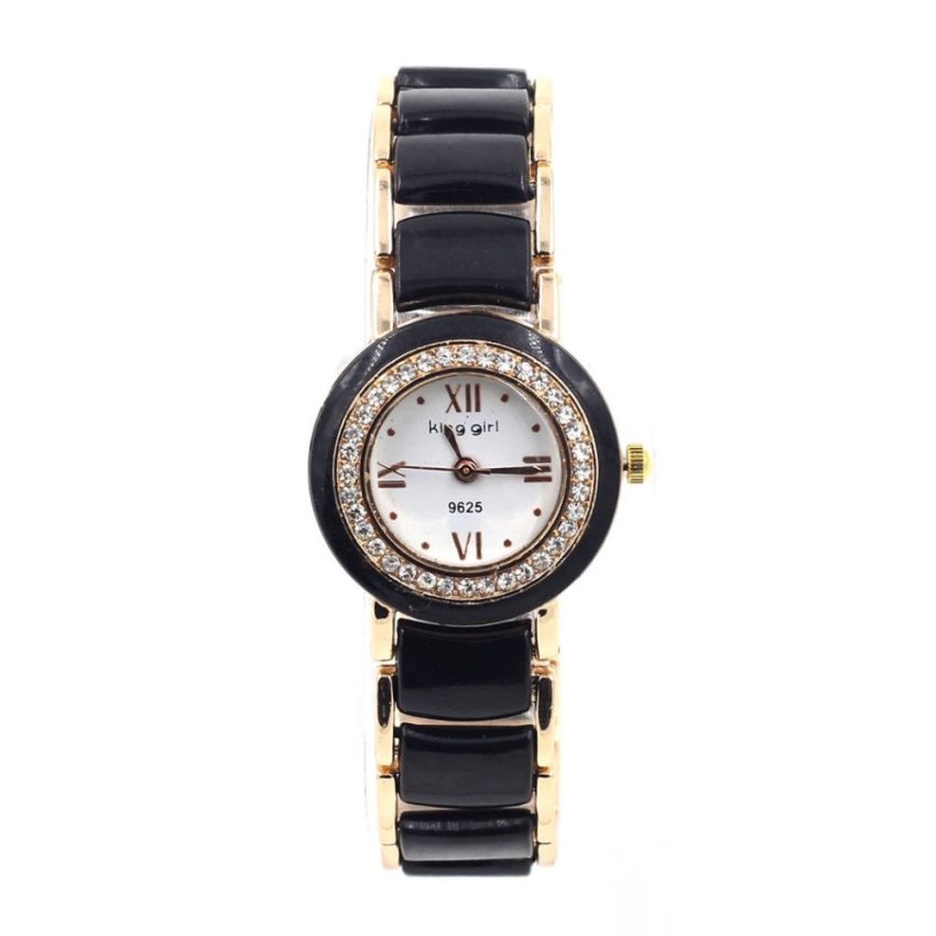 Sevenlight นาฬิกาข้อมือผู้หญิง - WP8151 (Black/ Rose Gold)