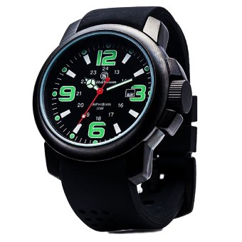 ซื้อ/ขาย Smith and Wesson Watch นาฬิกาข้อมือตัวเรือน ไททาเนียม Amphibian Series แสดง เวลา-วันที่ สายข้อมือยางอย่างดี