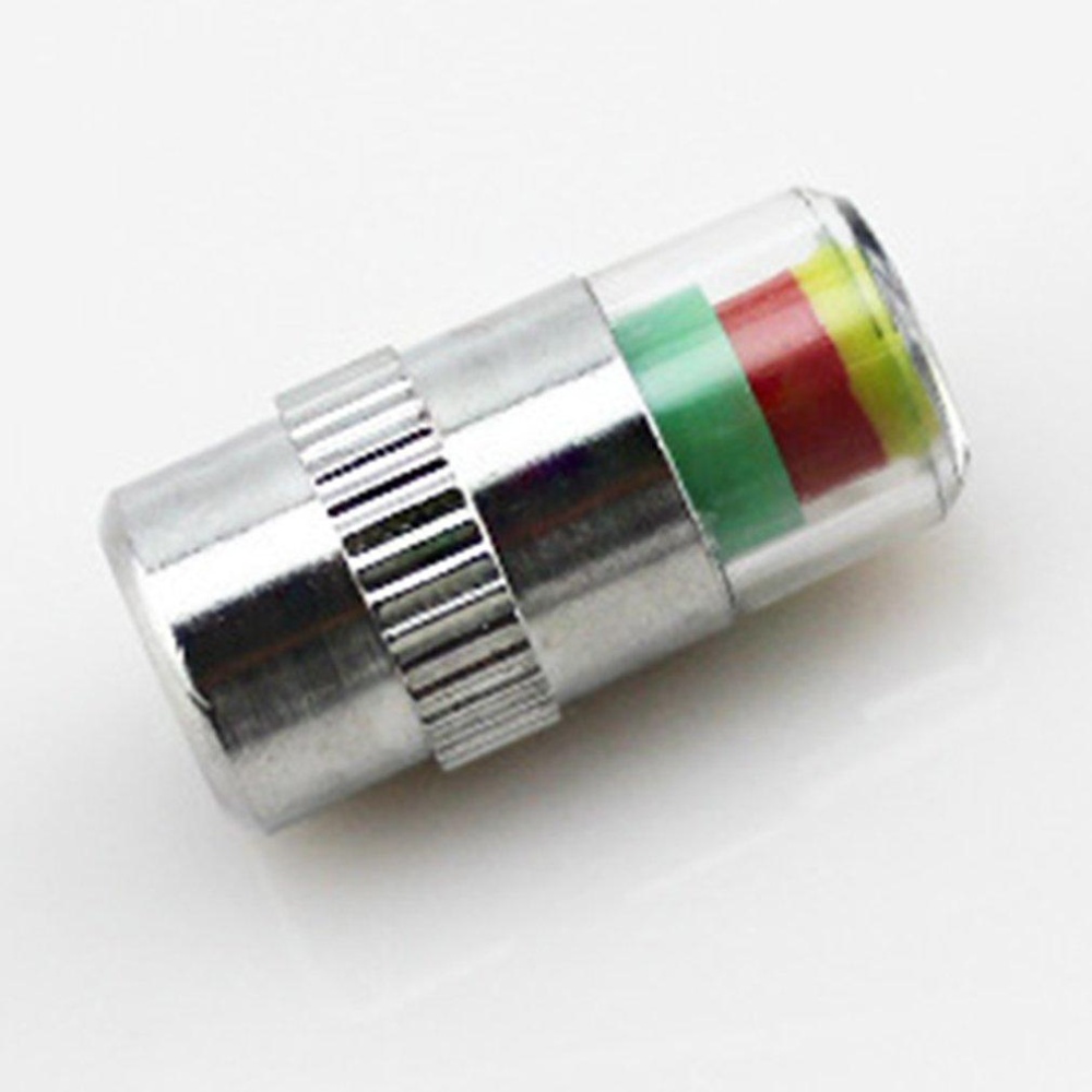 UINN รถยนต์อัตโนมัติความดันยางหน้าจอ Valve ตัวบ่งชี้หมวกตัวบ่งชี้การแจ้งเตือน Eye 4 ชิ้น - นานาชาติ