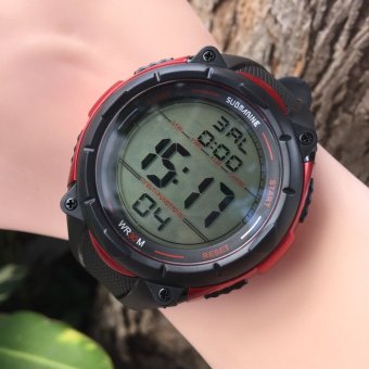 ซื้อ/ขาย US SUBMARINE นาฬิกาข้อมือ รุ่น TP1232M สีแดง/จอขาว