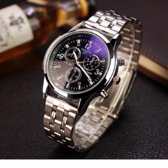 ราคา watch นาฬิกาข้อมือสุภาพบุรุษ สายสแตนเลส รุ่น 8008