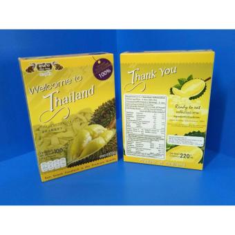 Welcome to Thailand Vacuum Freeze Dried Durian ทุเรียนอบแห้งแบบเยือกแข็ง 220 g.