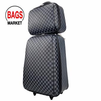 Whea lกระเป๋าเดินทางระบบรหัสล๊อค เซ็ทคู่  ลิขสิทธิ์ของแท้ 18/14 นิ้ว L-Pattern Grey Classic Code F1814