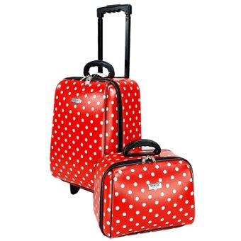 Wheal กระเป๋าเดินทางเซ็ทคู่ 18/14 นิ้ว Code 60018-3 B-Point (Red)