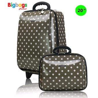 Wheal กระเป๋าเดินทาง ล้อลาก เซ็ทคู่ 20 นิ้ว/14 นิ้ว รุ่น Big Spot F7719 (Grey)