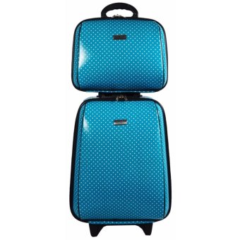 Wheal กระเป๋าเดินทาง ล้อลาก เซ็ทคู่ 20 นิ้ว/14 นิ้ว รุ่น Spot F7719 (Sky Blue)