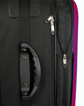 Wheal กระเป๋าเดินทาง 24 นิ้ว แบบซิปขยาย 4 ล้อคู่ด้านหลัง รุ่น Fulfill 68924 (ฺPink)