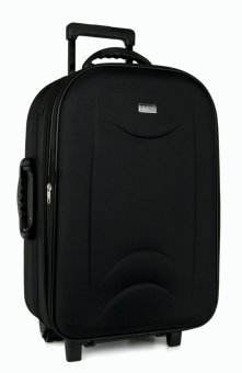 Wheal กระเป๋าเดินทาง 24 นิ้ว แบบซิปขยาย 4 ล้อคู่หลัง รุ่น Fulfill 69024 (ฺBlack)