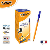 BIC บิ๊ก ปากกา Orange ด้ามส้ม ปากกาลูกลื่น หัวปากกา 0.7 mm. จำนวน 20 ด้าม