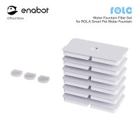 Enabot แผ่นกรอง 3 ชั้น Water Fountain Filter Set ใช้สำหรับ ROLA Smart Pet Water Fountain