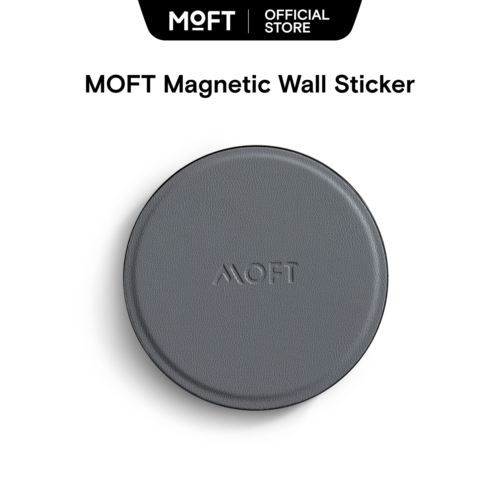 MOFT Slim Flat Stick-on Magnetic Wall Sticker For Phones Compatible With MagSafe phones iPhone 12/13/14, and Universal With Snap Phone Sticker ราคา 380 บาท*ส่งฟรี