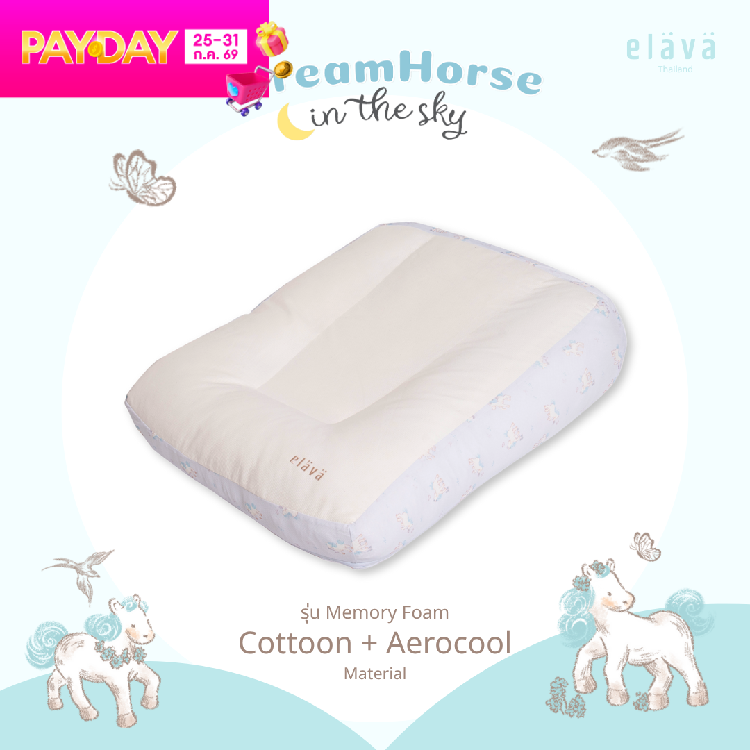 Elava Mattress to Prevent Milk Reflux Mattress to Prevent Acid Reflux Mattress for Babies, Memory Foam Type, Good Ventilation. ราคา 3,790 บาท*ส่งฟรี