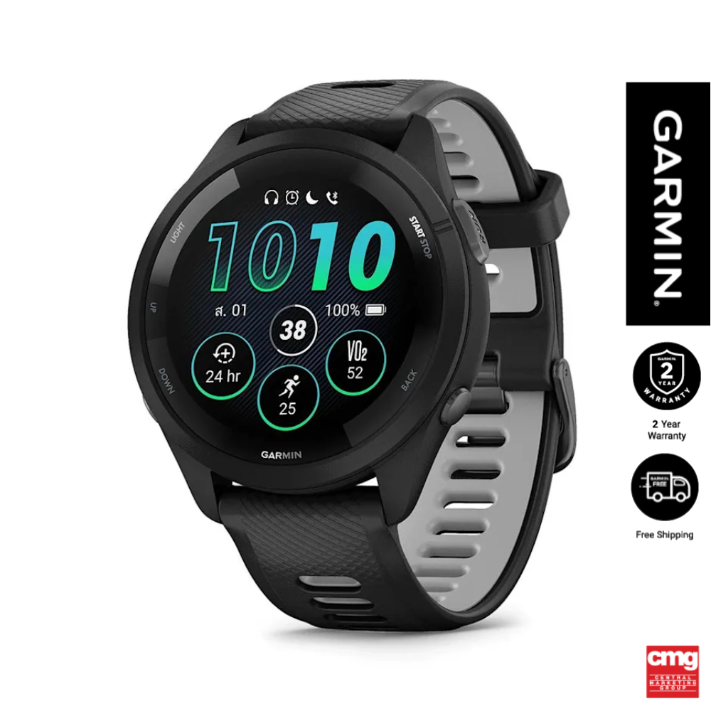สมาร์ทวอทช์ นาฬิกาอัจฉริยะ Garmin Forerunner 265 Music วิเคราะห์การวิ่ง (Garmin by Cmg)