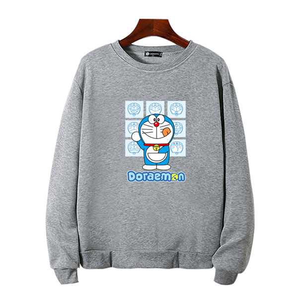 Fashion Shop Stoer เสื้อกันหนาว เสื้อแจ็คเก็ต ใส่กันแดดกันลมใส่สบาย เสื้อแขนยาว เสื้อยืด เสื้อผ้าแฟชั่น เสื้อคอกลม Sweater พร้อมส่ง ลาย Doraemon Y0284