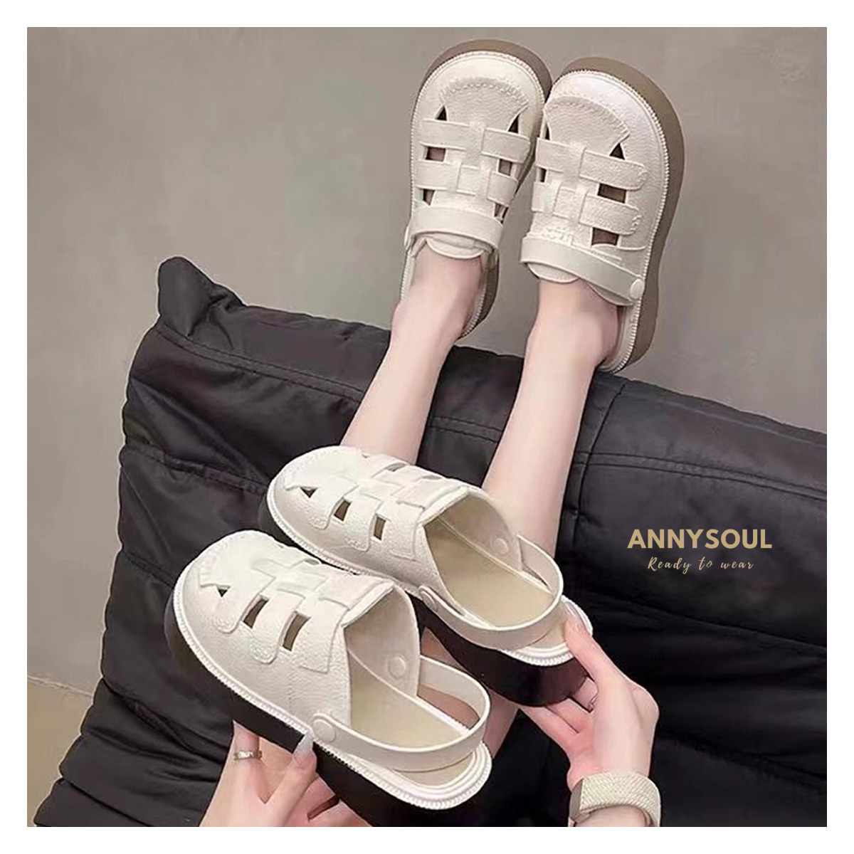 Roman design breathable women sandals