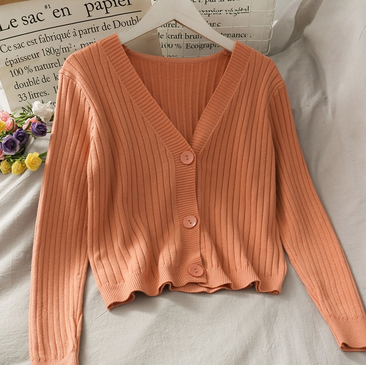 พร้อมส่ง เสื้อคลุมไหมพรม คาร์ดิแกน Cardigan