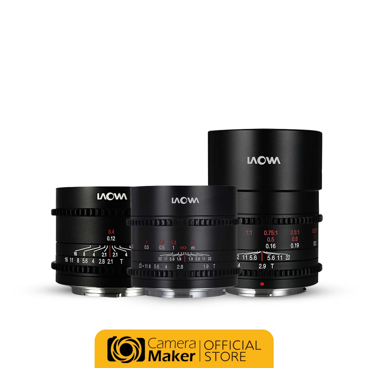 Laowa Cinema Pack - Wide Macro Set for MFT ราคา 39,900 บาท*ส่งฟรี