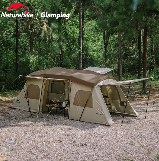Naturehike Outdoor Camping Integrated เต็นท์กางเร็ว ห้องนอนพร้อมห้องนั่งเล่น เต็นท์อุโมงค์ CNH22ZP015 ราคา 18,900 บาท*ส่งฟรี