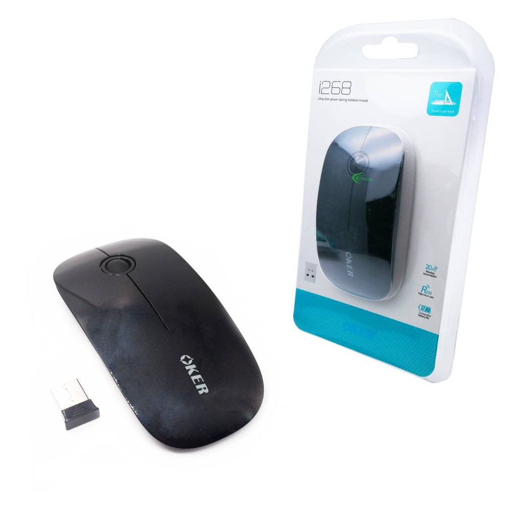 OKER เมาส์ไร้สาย 2.4G Wireless Optical Mouse รุ่น i268