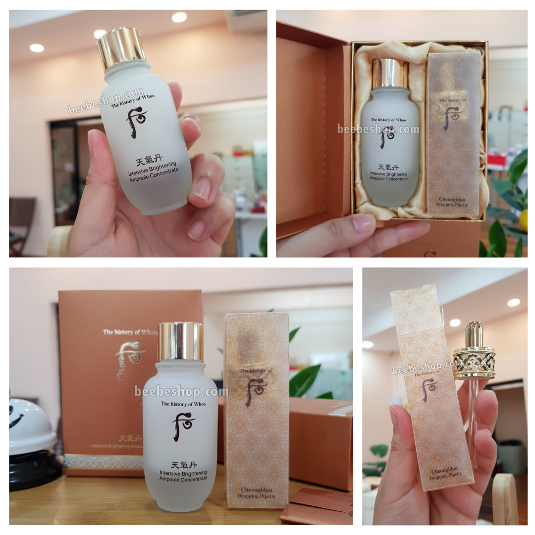 The History of Whoo Intensive Brightening Ampoule Concentrate 30ml ราคา 4,900 บาท*ส่งฟรี