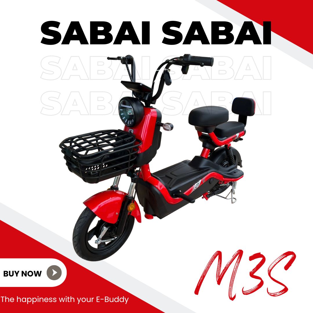 [ส่งฟรี] SB-M3 NEW รถไฟฟ้า2ล้อ รุ่นใหม่ มอเตอร์ 500w แบตเตอรี่48v20ah ราคา 13,500 บาท*ส่งฟรี