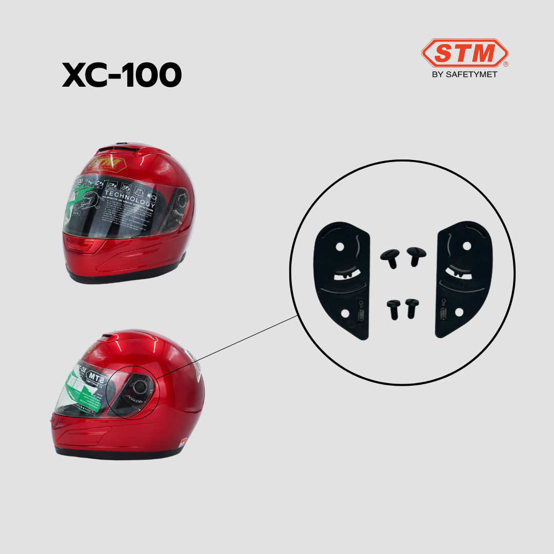 ฝาข้างหูหมวกกันน็อก ยี่ห้อ STM Helmet by OOH Alai รุ่น XC-100 ราคา 131 บาท*ส่งฟรี