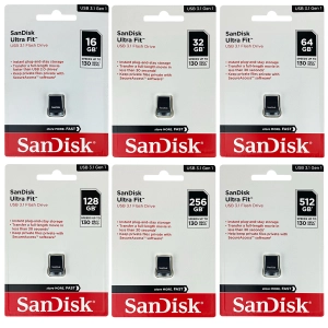 ภาพหน้าปกสินค้าSanDisk ของแท้ 32GB 64GB 128GB 256GB 512GB Ultra Fit USB 3.2 Flash Drive Pen Drive รุ่น SDCZ430 แฟลชไดร์ฟ แฟลชไดร ที่เกี่ยวข้อง