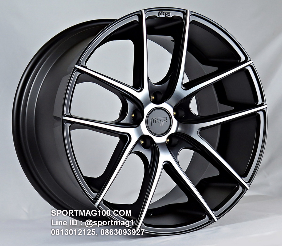 อุปกรณ์และชิ้นส่วนยานยนต์ Niche ล้อแม็กซ์ Targa ขอบ 18 นิ้ว 5 รู 112 สีดำแลคเกอร์ดำ หน้า 8 นิ้ว หลัง 9.5 นิ้ว Offset42/50 14222 ราคา 48,300 บาท*ส่งฟรี