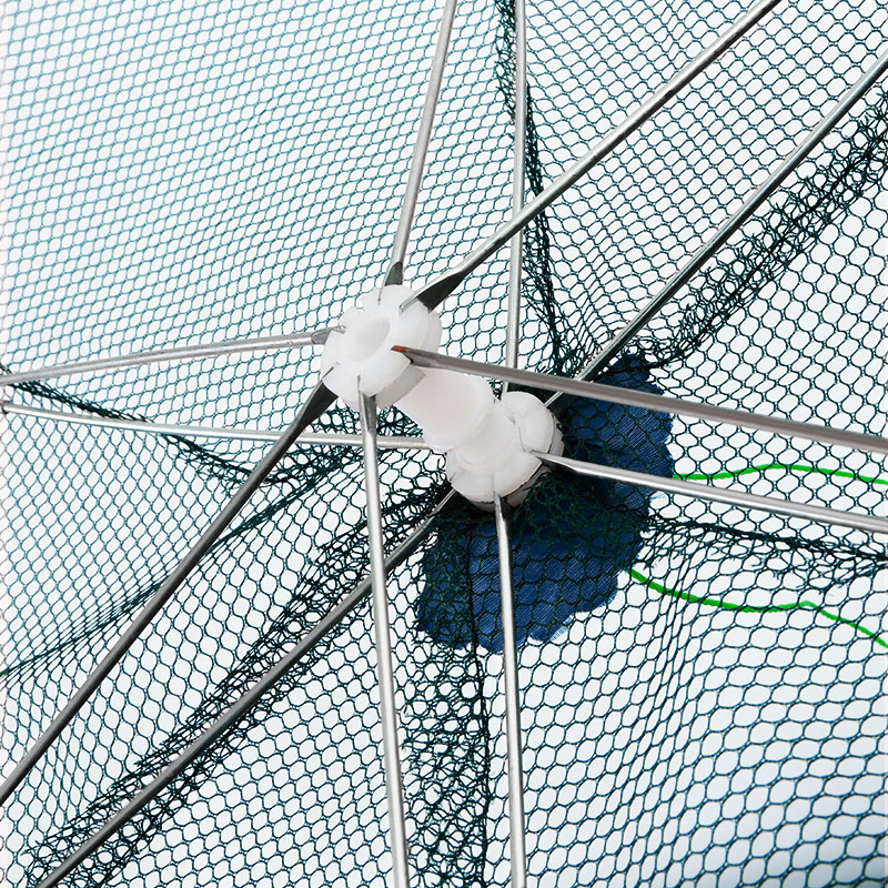 รายละเอียดเพิ่มเติมเกี่ยวกับ SA. ตาข่ายดักปลา ตาข่ายดักกุ้ง มุ้งดักปลา มุ้งดักกุ้ง ที่ดักปลา ที่ดักกุ้ง ลอบดักปลา ไซดักปลา อุปกรณ์ตกปลา รุ่น 8ช่อง 8 Hole Fish Net Portable  SAH S104