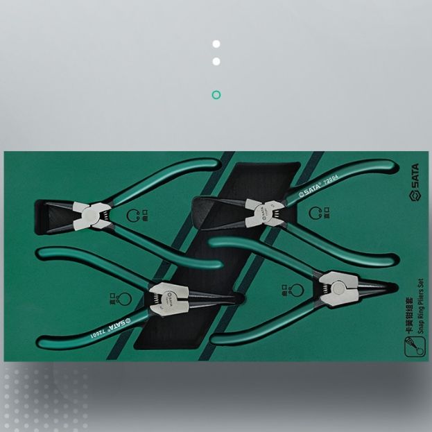 SATA ชุดคีมถ่างแหวน 4 ชิ้น 09911A 4Pc. Snap Ring Pliers Set ราคา 3,915 บาท*ส่งฟรี
