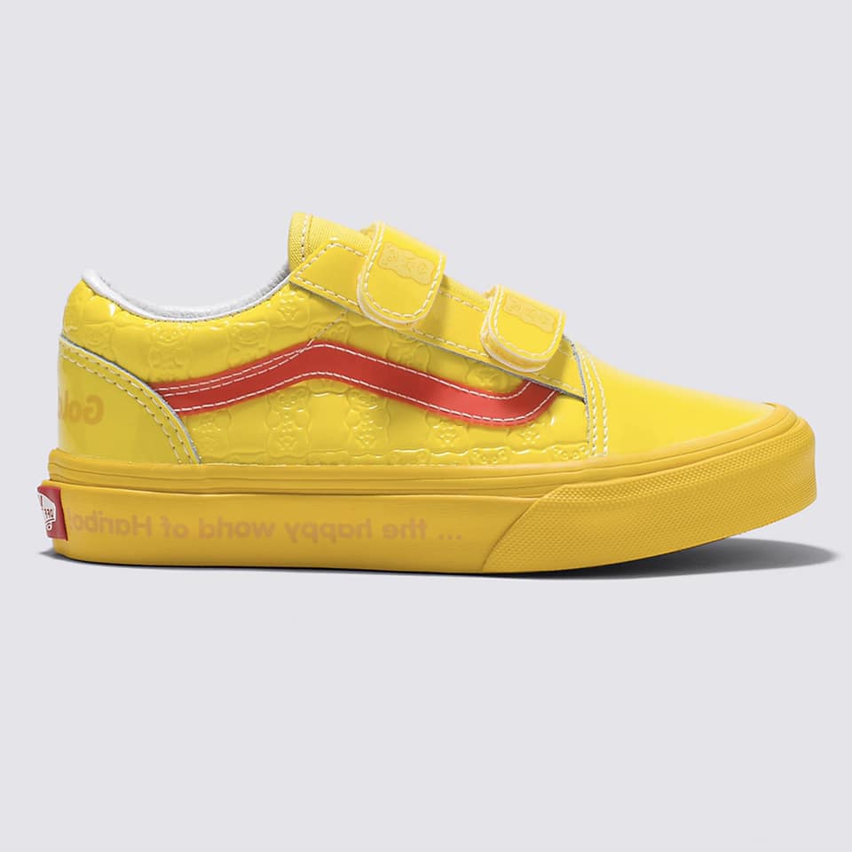 รองเท้าเด็กVANS OLD SKOOL V HARIBO CHECKERBOARD YELLOW MULTI KIDS (สินค้ามีประกันแท้) ราคา 3,800 บาท*ส่งฟรี