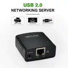 ภาพขนาดย่อของภาพหน้าปกสินค้าPrint Server ( ปริ้นเซิร์ฟเวอร์ ) Wavlink USB 2.0 LRP Print Server Share a LAN Ethernet Networking Printers แก้ปัญหา Windows แชร์ปริ้นไม่ได้ รุ่น WN-NU72P11 ( WN-NU78M41ชื่อเดิม ) จากร้าน PROCOM CENTER บน Lazada