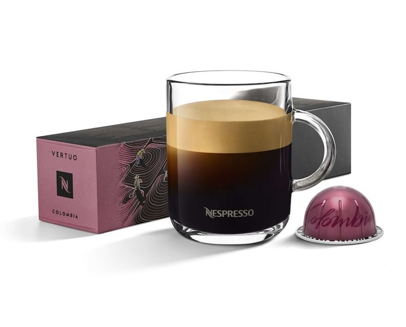 NESPRESSO Vertuo Master Origin COLOMBIA Coffee Capsule 10 Coffee Pods ราคา 535 บาท*ส่งฟรี