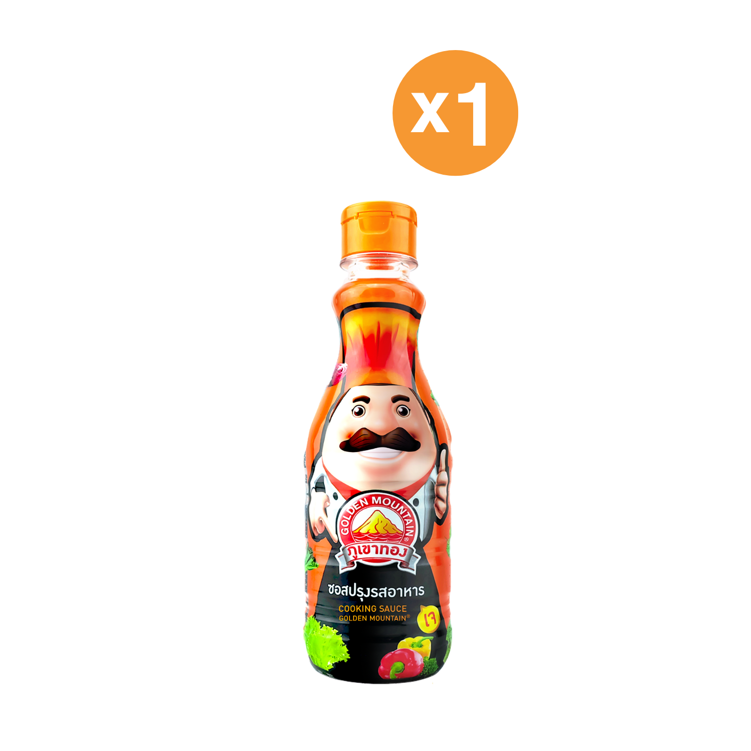 ซอสลุงหนวดขวดส้ม ตราภูเขาทอง ขนาด 145 ml. ราคา 9,999 บาท*ส่งฟรี