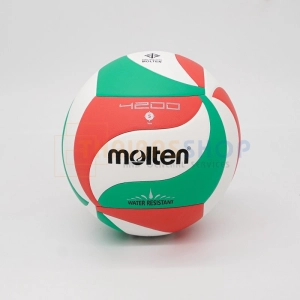 สินค้า ลูกวอลเล่ย์ Molten V5M4200 ลูกวอลเลย์บอลไม่ดูดซับน้ำ size 5 หนัง PU ลูกวอลเลย์บอล เหมาะกับกลางแจ้ง ของแท้ 100%