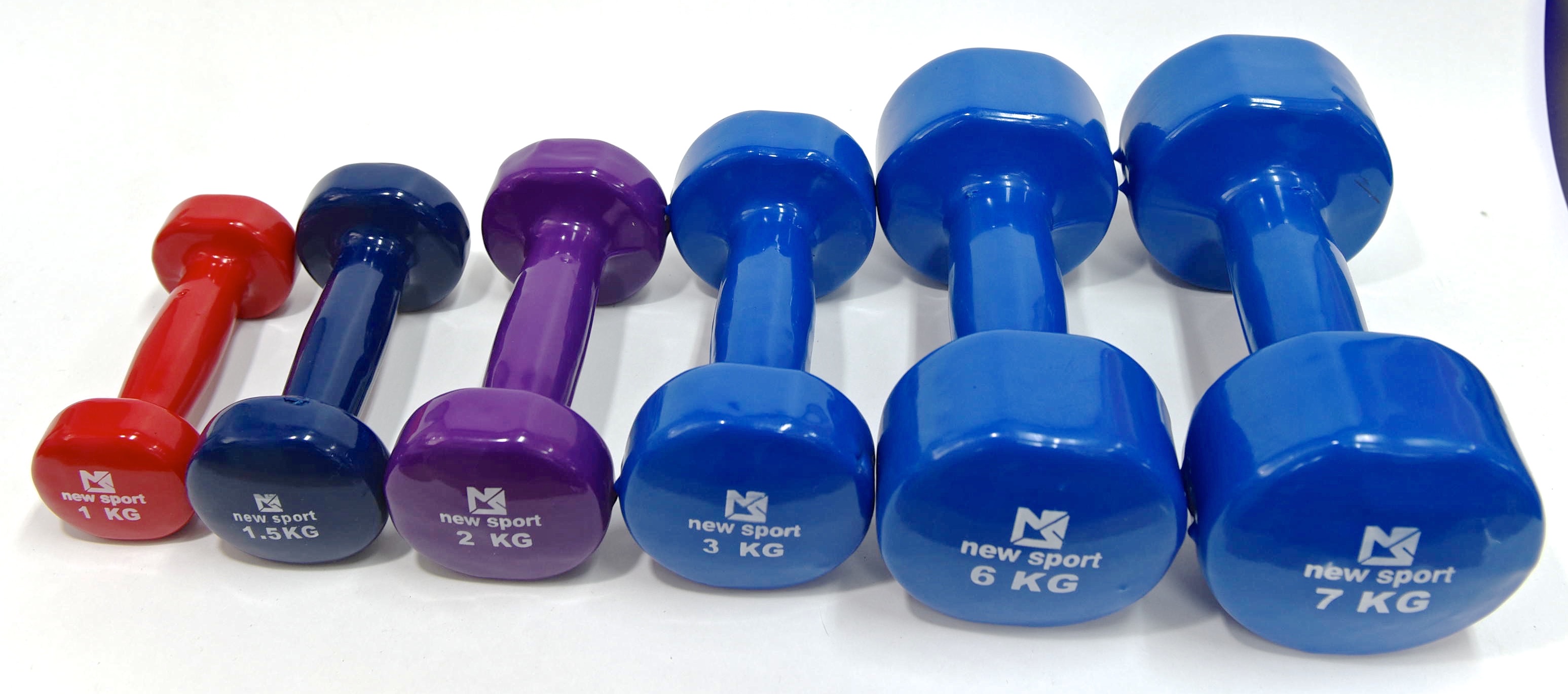 ดัมเบลหุ้มยาง PVC NEW SPORT