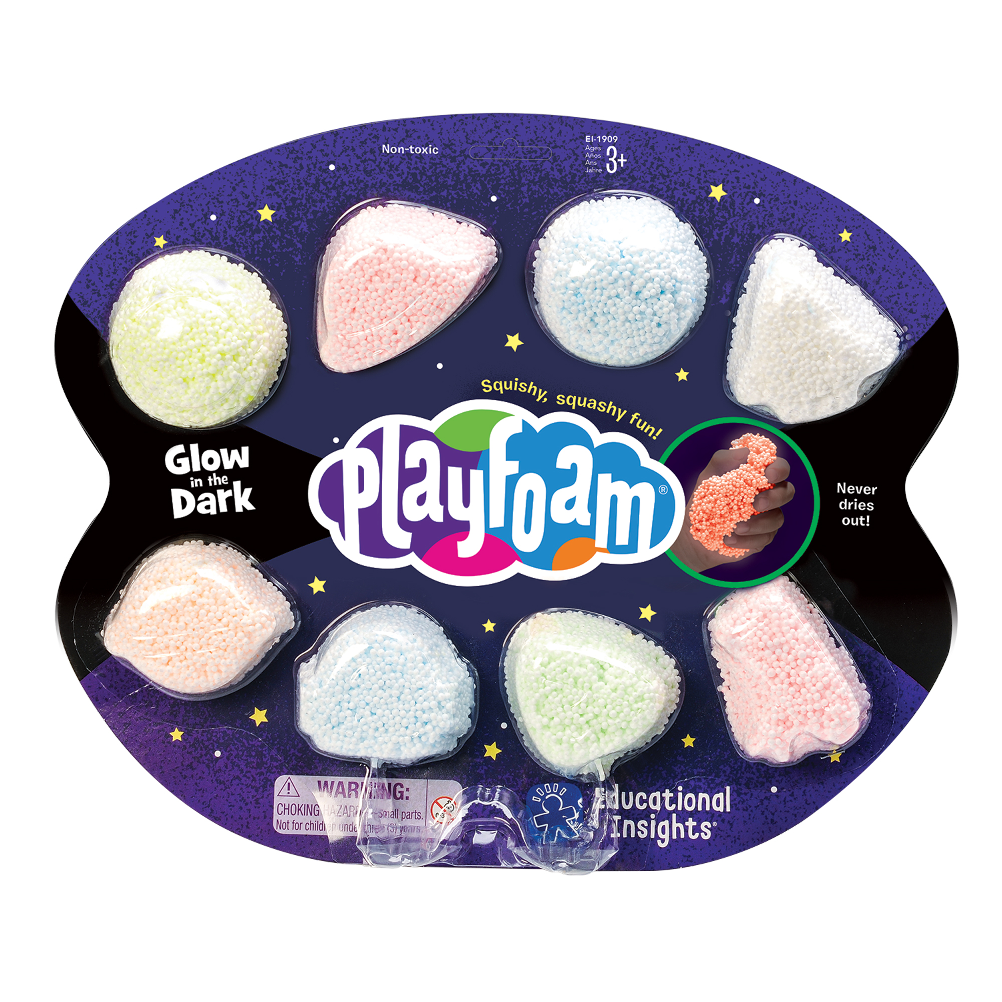 [3+] Playfoam, Luminous Play Foam ® Glow in the Dark 8-Pack ราคา 580 บาท*ส่งฟรี