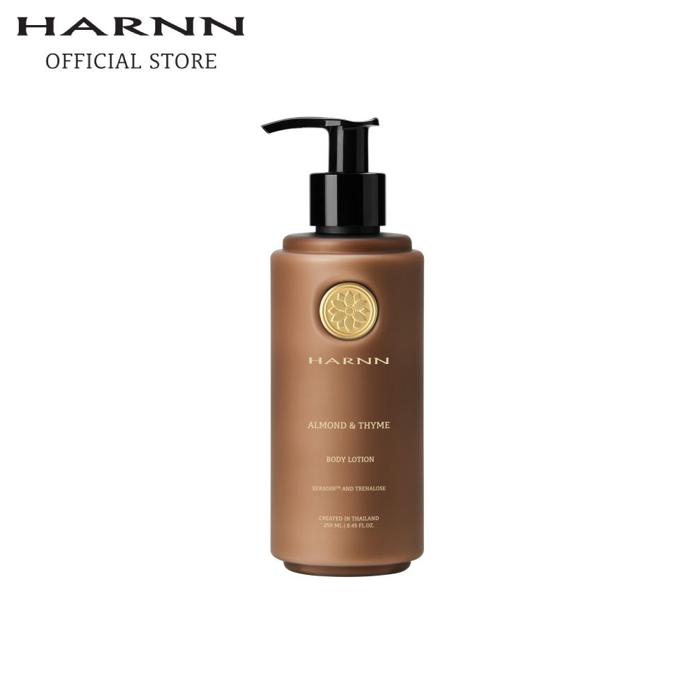 HARNN ALMOND & THYME BODY LOTION 250 ML. ครีมทาผิว โลชั่นทาผิว ครีมบำรุงผิว บาร์มบำรุงผิว ผลิตภัณฑ์ดูแลผิว ผิวชุ่มชื่น ราคา 1,415 บาท*ส่งฟรี