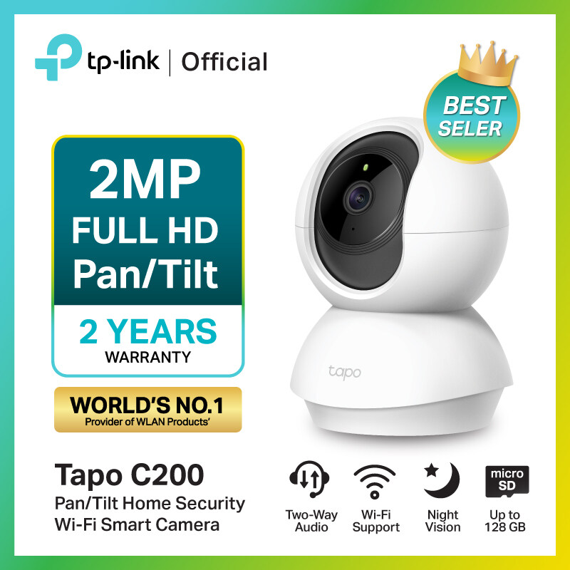 TP-Link Tapo C200 2 ล้านพิกเซล / 2K Tapo C210 3 ล้านพิกเซล IP Camera WiFi Camera  กล้องวงจรปิด WIFI  กล้องวงจรปิดไร้สาย ดูผ่านแอพ
