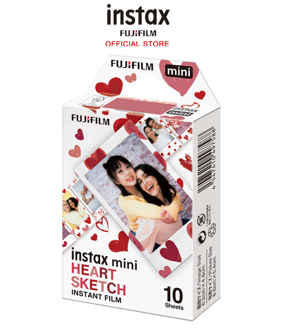 FUJIFILM INSTAX MINI HEART SKETCH ราคา 320 บาท*ส่งฟรี