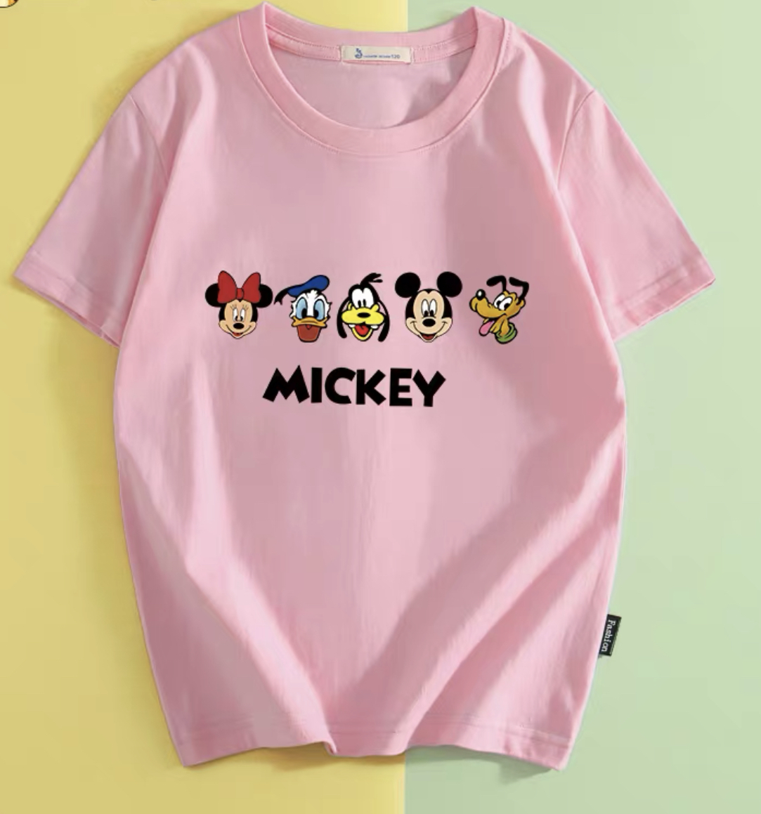 midsummer New!! เสื้อยืดแฟชั่นผู้หญิงเกาหลี มีหลายลายให้เลือก MICKEY พิมพ์ลายน่ารัก แนวหวานสดวัยรุ่นใส่น่ารักมาก คอกลมแขนสั้น เนื้อผ้าดีใส่สบาย New Fashion women